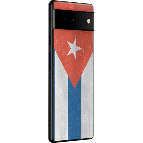 Cuban Flag Distressed Google Pixel 6 Skin